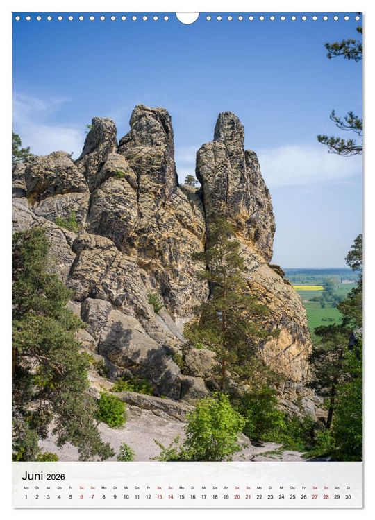 Produktbild: Harzer Landschaften - 12 Monate im Naturparadies Harz (Wandkalender 2026 DIN A3 hoch), CALVENDO Monatskalender