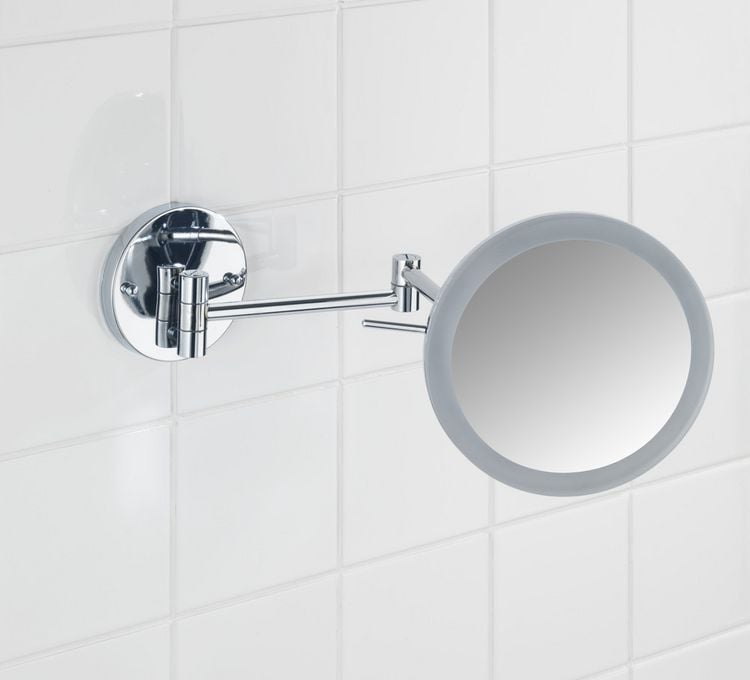 Produktbild: Power-Loc&reg; LED Wandspiegel Aura, Befestigen ohne bohren