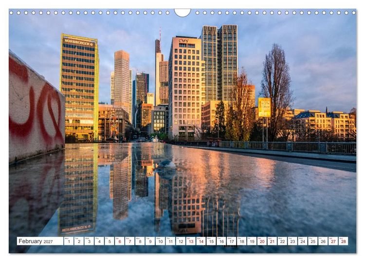 Produktbild: Frankfurt most beautiful places (Wall Calendar 2027 DIN A3 landscape), CALVENDO 12 Month Wall Calendar