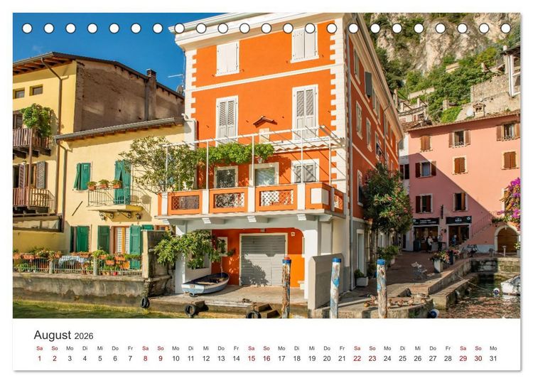 Produktbild: Limone sul Garda - Traumreiseziel (Tischkalender 2026 DIN A5 quer), CALVENDO Monatskalender