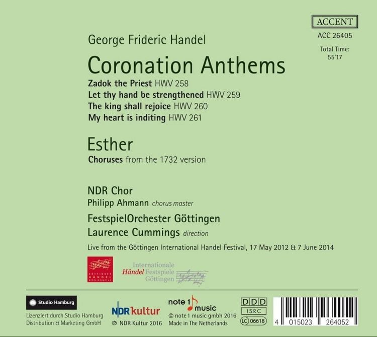 Produktbild: Coronation Anthems