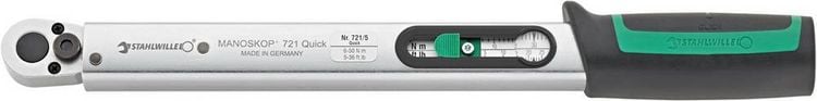 Produktbild: Stahlwille 721/5 QUICK 50204005 Drehmomentschl&uuml;ssel kalibriert (ISO) 6 - 50 Nm