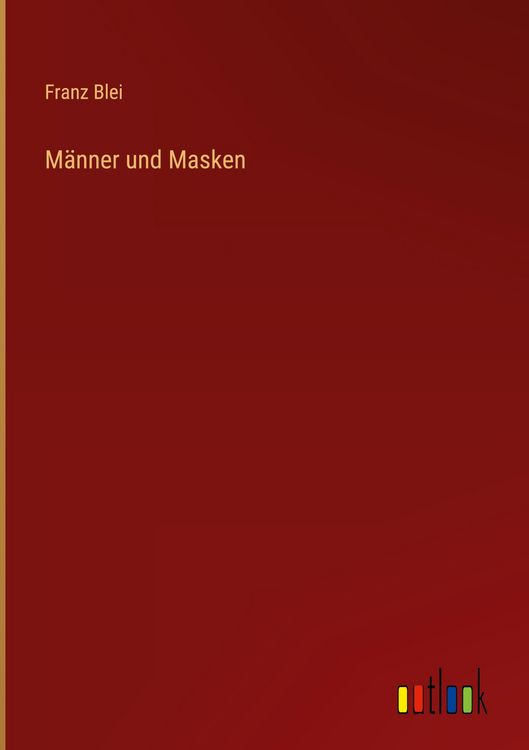 Produktbild: M&auml;nner und Masken