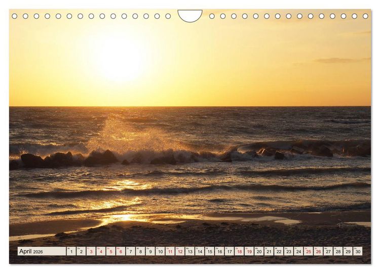 Produktbild: Ostseebad Wustrow K&uuml;stenimpressionen (Wandkalender 2026 DIN A4 quer), CALVENDO Monatskalender