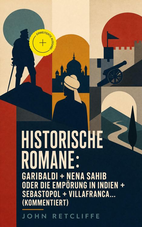 Produktbild: Historische Romane: Garibaldi + Nena Sahib oder Die Emp&ouml;rung in Indien + Sebastopol + Villafranca... (Kommentiert)