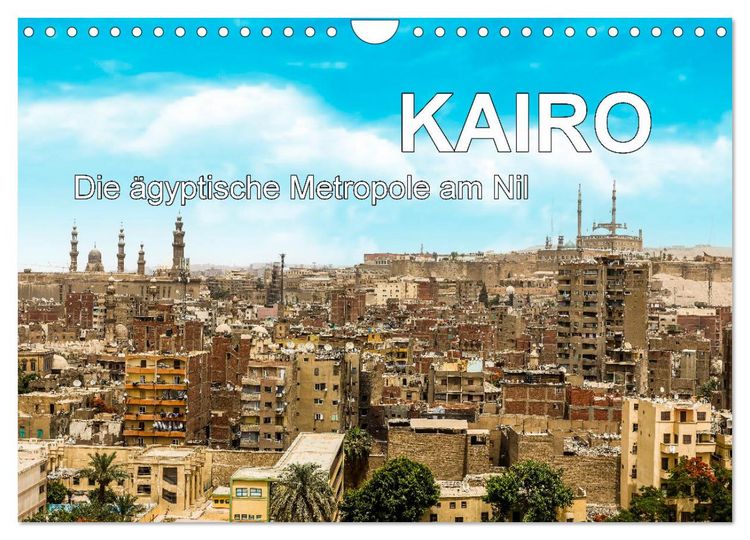 Produktbild: KAIRO Die &auml;gyptische Metropole am Nil (Wandkalender 2026 DIN A4 quer), CALVENDO Monatskalender