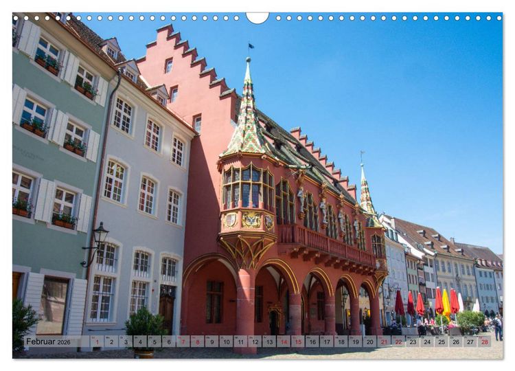 Produktbild: Freiburg im Breisgau - Die Schwarzwaldmetropole (Wandkalender 2026 DIN A3 quer), CALVENDO Monatskalender