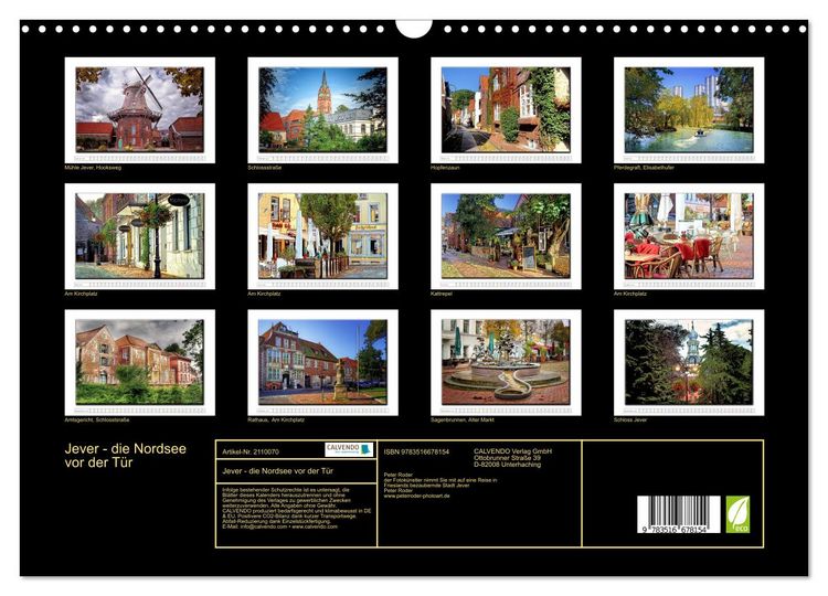 Produktbild: Jever - die Nordsee vor der T&uuml;r (Wandkalender 2026 DIN A3 quer), CALVENDO Monatskalender