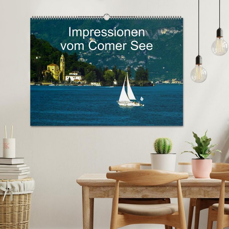 Produktbild: Impressionen vom Comer See (Wandkalender 2026 DIN A2 quer), CALVENDO Monatskalender