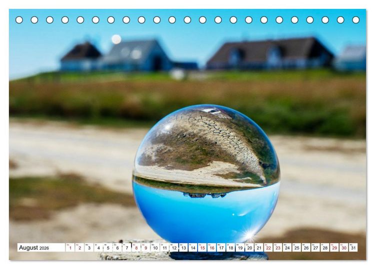 Produktbild: Lensball-Fotografie am Meer (Tischkalender 2026 DIN A5 quer), CALVENDO Monatskalender