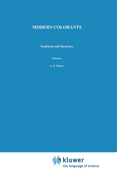 Produktbild: Modern Colorants: Synthesis and Structure