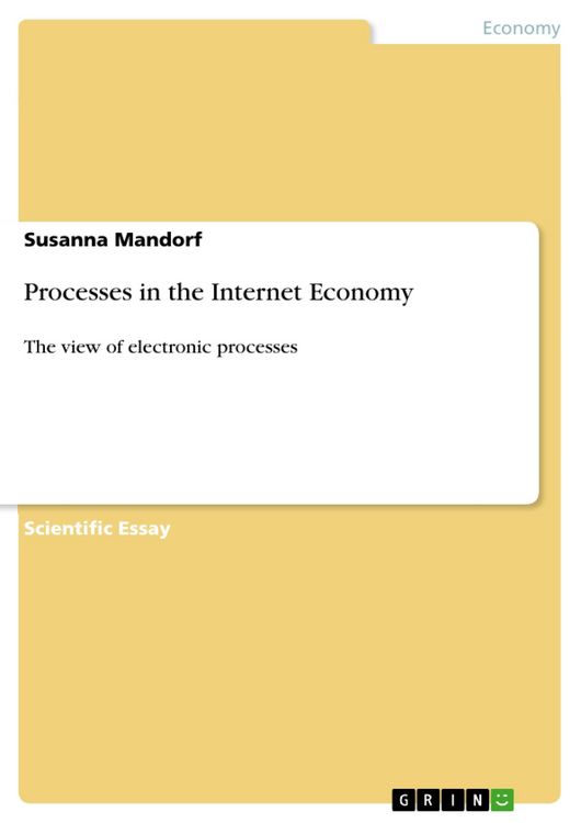 Produktbild: Processes in the Internet Economy