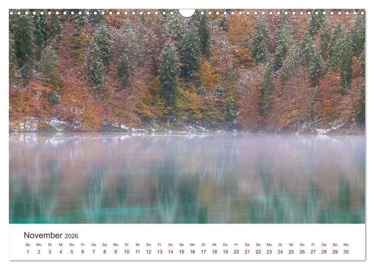 Produktbild: Bezaubernde Bergseen (Wandkalender 2026 DIN A3 quer), CALVENDO Monatskalender