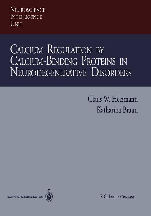 Produktbild: Calcium Regulation by Calcium-Binding Proteins in Neurodegenerative Disorders