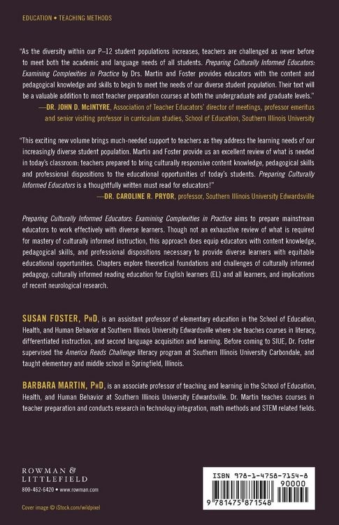Produktbild: Preparing Culturally Informed Educators