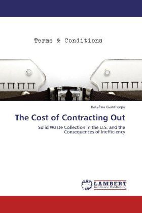 Produktbild: Gawthorpe, K: Cost of Contracting Out