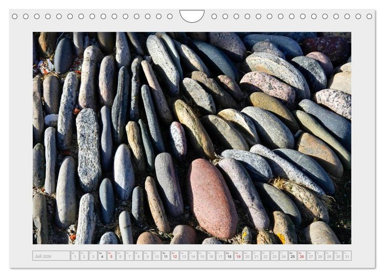 Produktbild: Die Kunst der Steine / 2026 (Wandkalender 2026 DIN A4 quer), CALVENDO Monatskalender