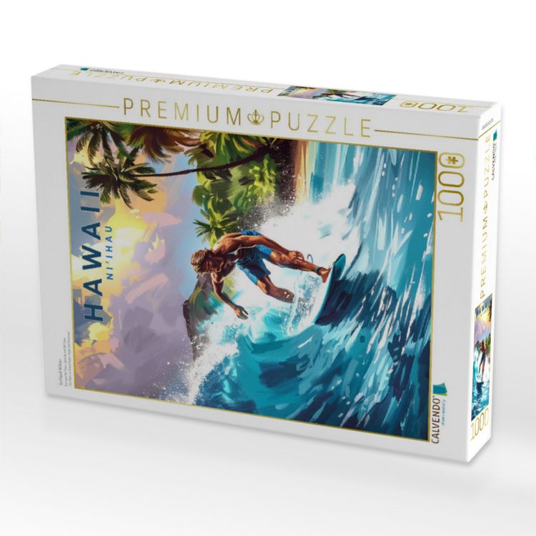 Produktbild: CALVENDO Puzzle Surfspot Ni'ihau | 1000 Teile Lege-Gr&ouml;&szlig;e 64x48cm Foto-Puzzle f&uuml;r gl&uuml;ckliche Stunden