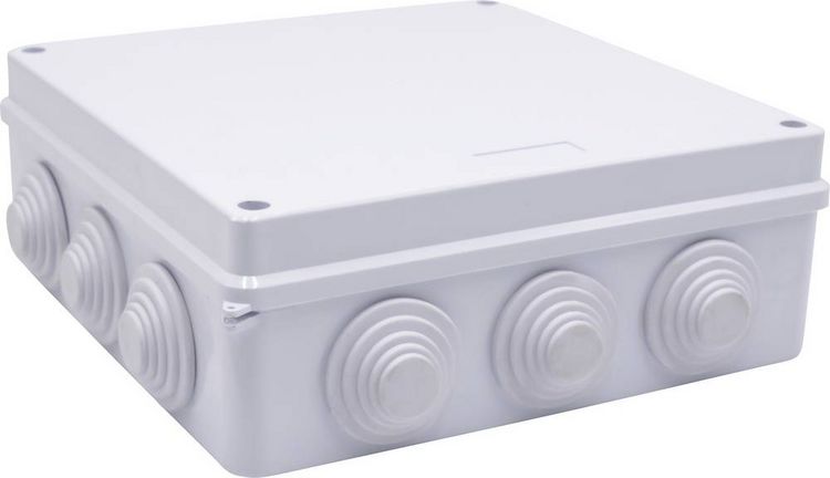 Produktbild: TRU COMPONENTS TC-RA 200x200x80 TC-10239060 Installations-Geh&auml;use ABS Kunststoff Wei&szlig; 1St.