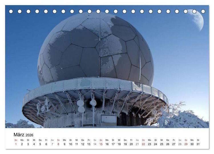 Produktbild: Die Rh&ouml;n (Tischkalender 2026 DIN A5 quer), CALVENDO Monatskalender