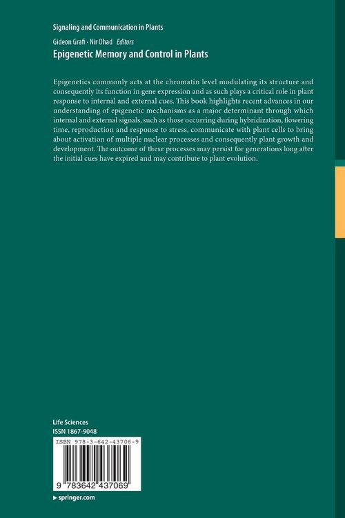 Produktbild: Epigenetic Memory and Control in Plants