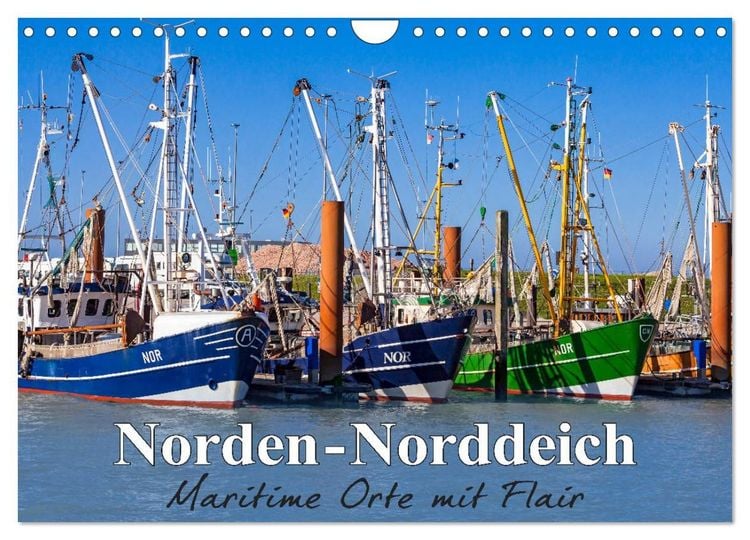 Produktbild: Norden-Norddeich. Maritime Orte mit Flair (Wandkalender 2027 DIN A4 quer), CALVENDO Monatskalender