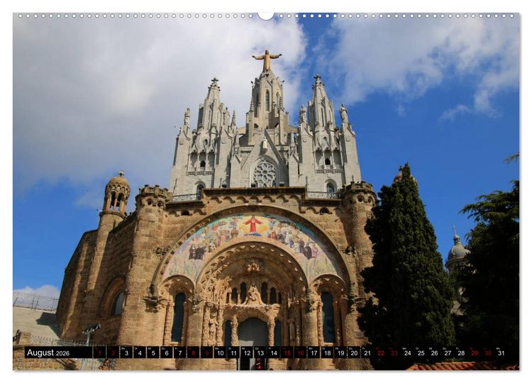 Produktbild: Barcelona - Stadt des Modernisme (hochwertiger Premium Wandkalender 2026 DIN A2 quer), Kunstdruck in Hochglanz