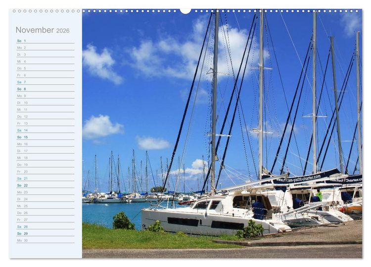 Produktbild: Katamaran-Tour (Wandkalender 2026 DIN A2 quer), CALVENDO Monatskalender