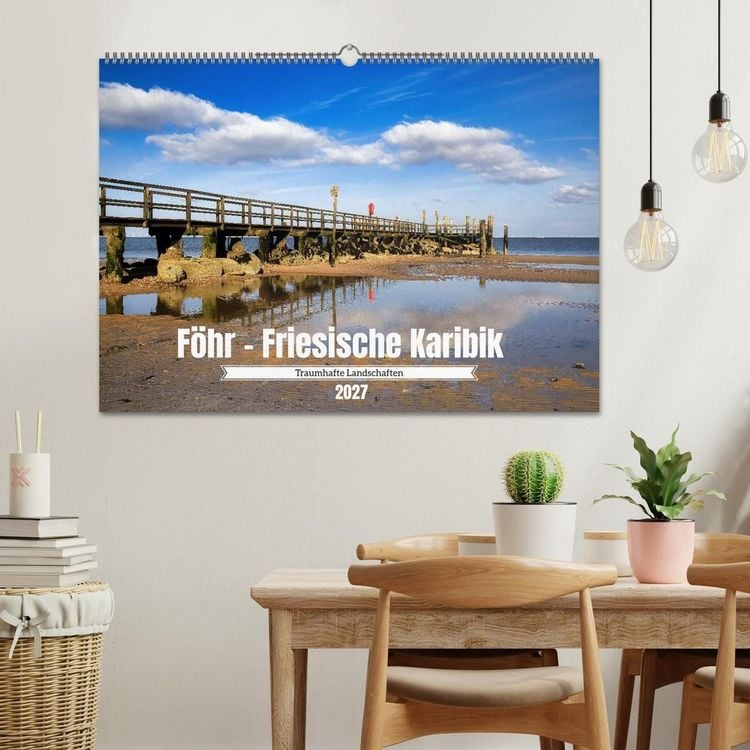 Produktbild: F&ouml;hr - Friesische Karibik (Wandkalender 2027 DIN A2 quer), CALVENDO Monatskalender