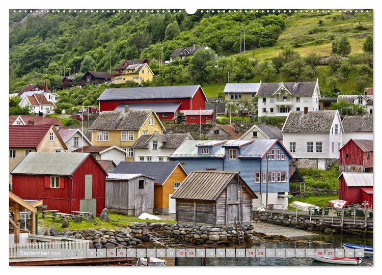 Produktbild: Die Farben Norwegens (hochwertiger Premium Wandkalender 2026 DIN A2 quer), Kunstdruck in Hochglanz