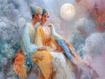 Produktbild: CALVENDO Puzzle Gl&uuml;ckselige Welten | 2000 Teile Lege-Gr&ouml;&szlig;e 90x67cm Foto-Puzzle f&uuml;r gl&uuml;ckliche Stunden