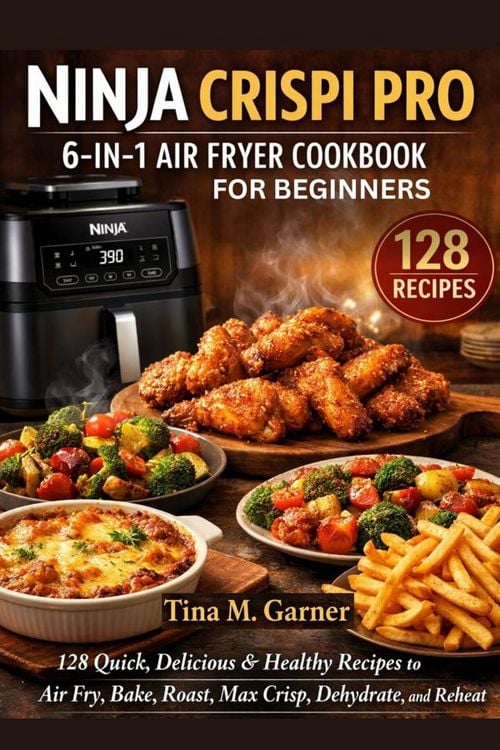 Produktbild: Ninja Crispi Pro 6-In-1 Air Fryer Cookbook For Beginners