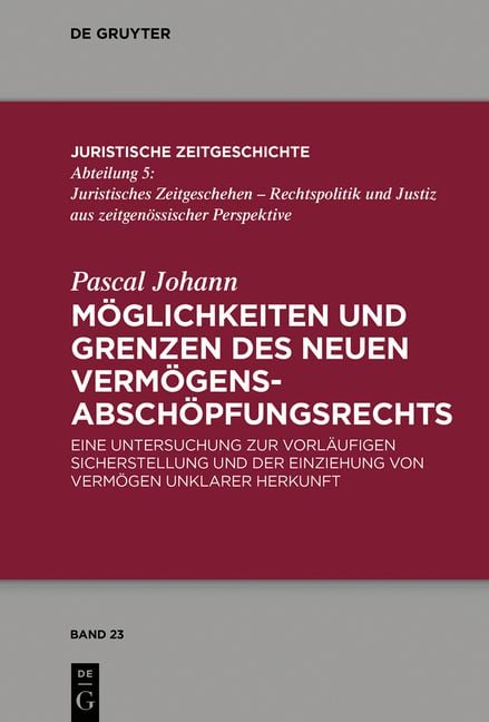 Produktbild: M&ouml;glichkeiten und Grenzen des neuen Verm&ouml;gensabsch&ouml;pfungsrechts