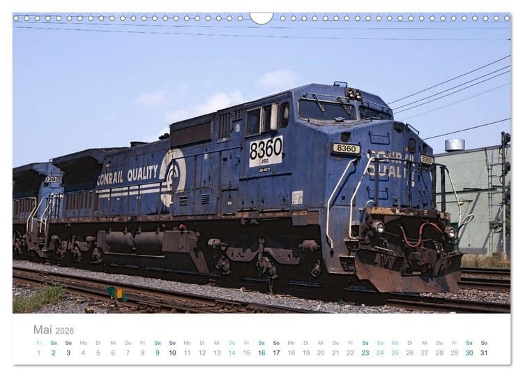 Produktbild: US Diesellokomotiven (Wandkalender 2026 DIN A3 quer), CALVENDO Monatskalender