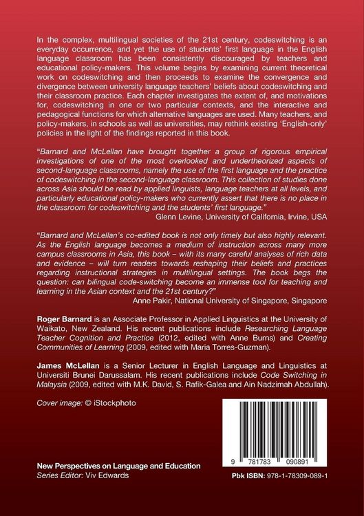 Produktbild: Codeswitching in University English-Medium Classes