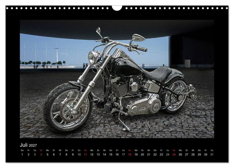 Produktbild: Motorrad-Tr&auml;ume &ndash; Chopper und Custombikes (Wandkalender 2027 DIN A3 quer), CALVENDO Monatskalender