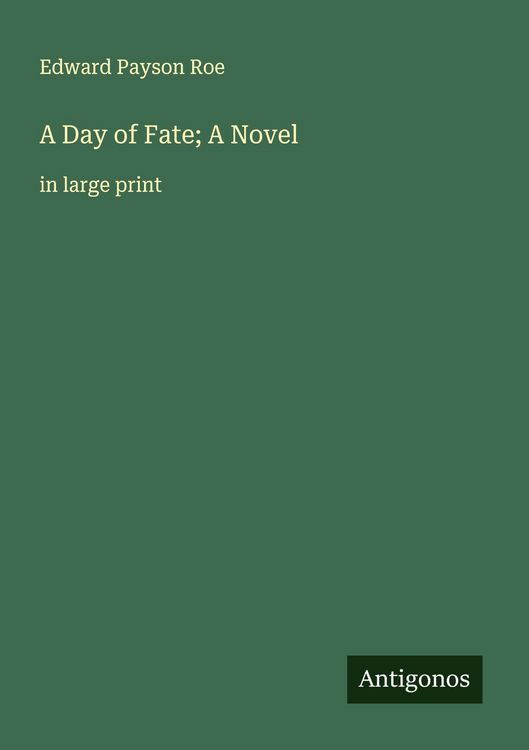 Produktbild: A Day of Fate; A Novel