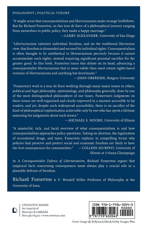 Produktbild: Consequentialist Defense of Libertarianism
