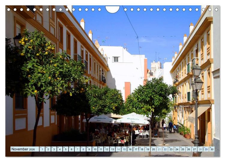 Produktbild: C&aacute;diz - Europas &auml;lteste Stadt (Wandkalender 2026 DIN A4 quer), CALVENDO Monatskalender