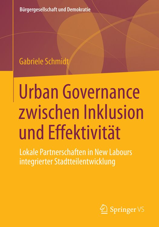 Produktbild: Urban Governance zwischen Inklusion und Effektivit&auml;t