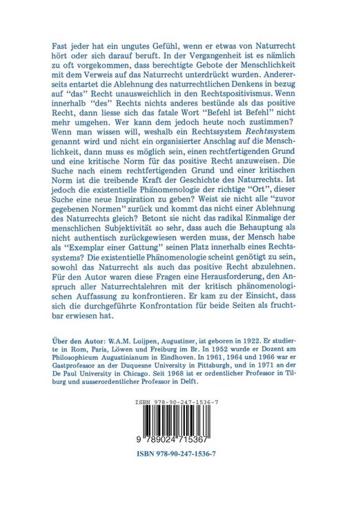 Produktbild: Ph&auml;nomenologie Des Naturrechts