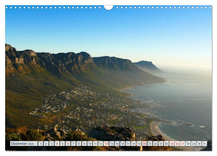 Produktbild: S&uuml;dafrika - Mee(h)r vom Kap (Wandkalender 2026 DIN A3 quer), CALVENDO Monatskalender