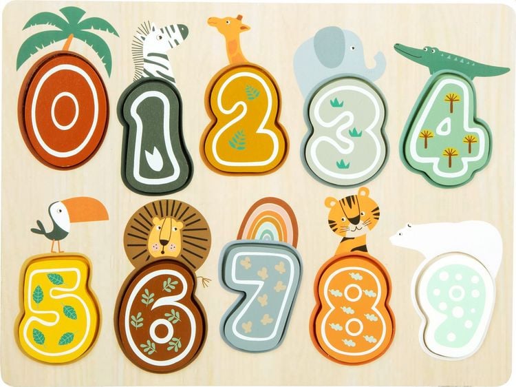 Produktbild: Setzpuzzle Zahlen "Safari"