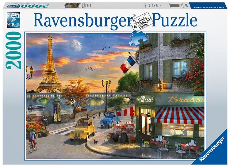 Produktbild: Puzzle Ravensburger Romantische Abendstunde in Paris 2000 Teile