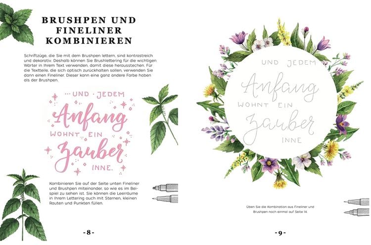 Produktbild: Handlettering Design Paper Block Cottage Dreams A5
