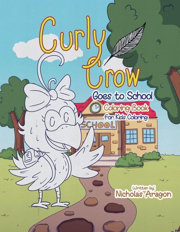 Produktbild: The Curly Crow Goes to School Coloring Book