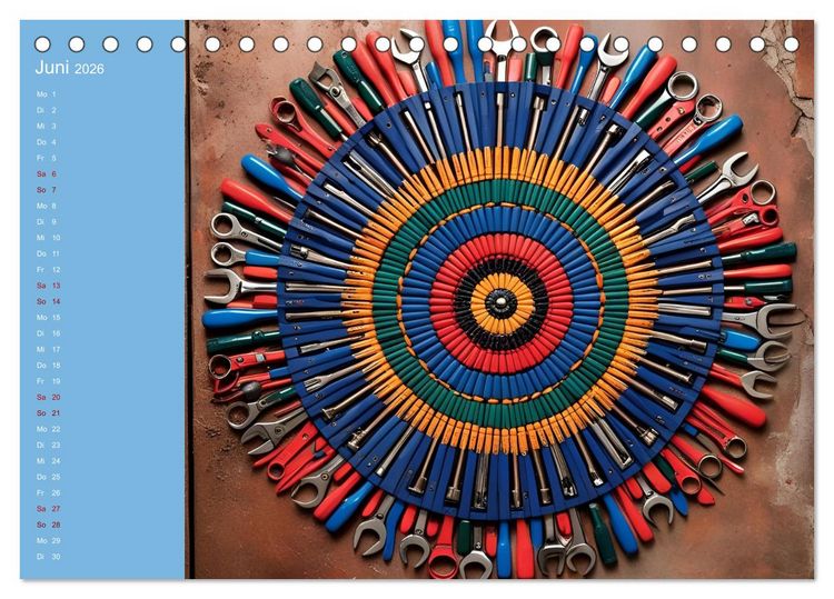 Produktbild: Werkzeug-Magie (Tischkalender 2026 DIN A5 quer), CALVENDO Monatskalender