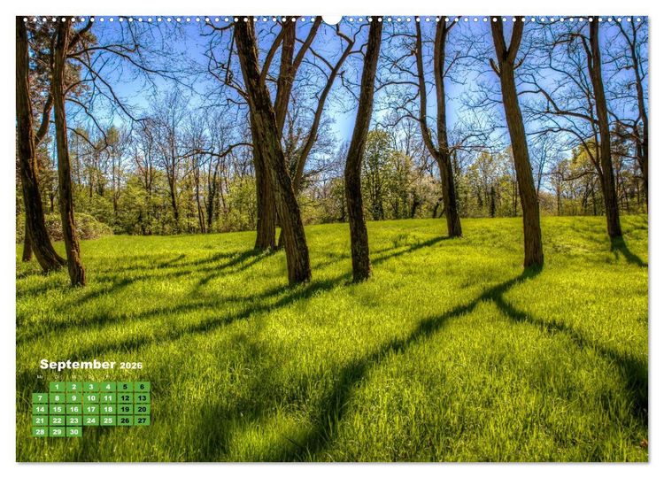 Produktbild: Park Sch&ouml;nbusch Aschaffenburg (Wandkalender 2026 DIN A2 quer), CALVENDO Monatskalender