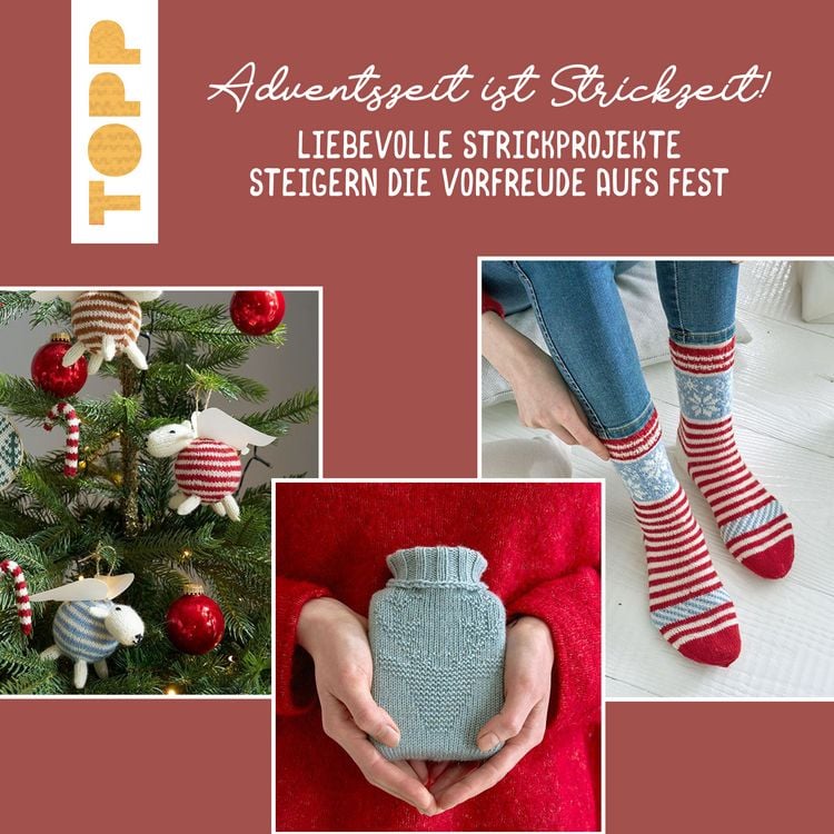 Produktbild: Gemeinsame Strickzeit. Der Adventskalender.