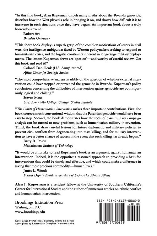 Produktbild: Limits of Humanitarian Intervention